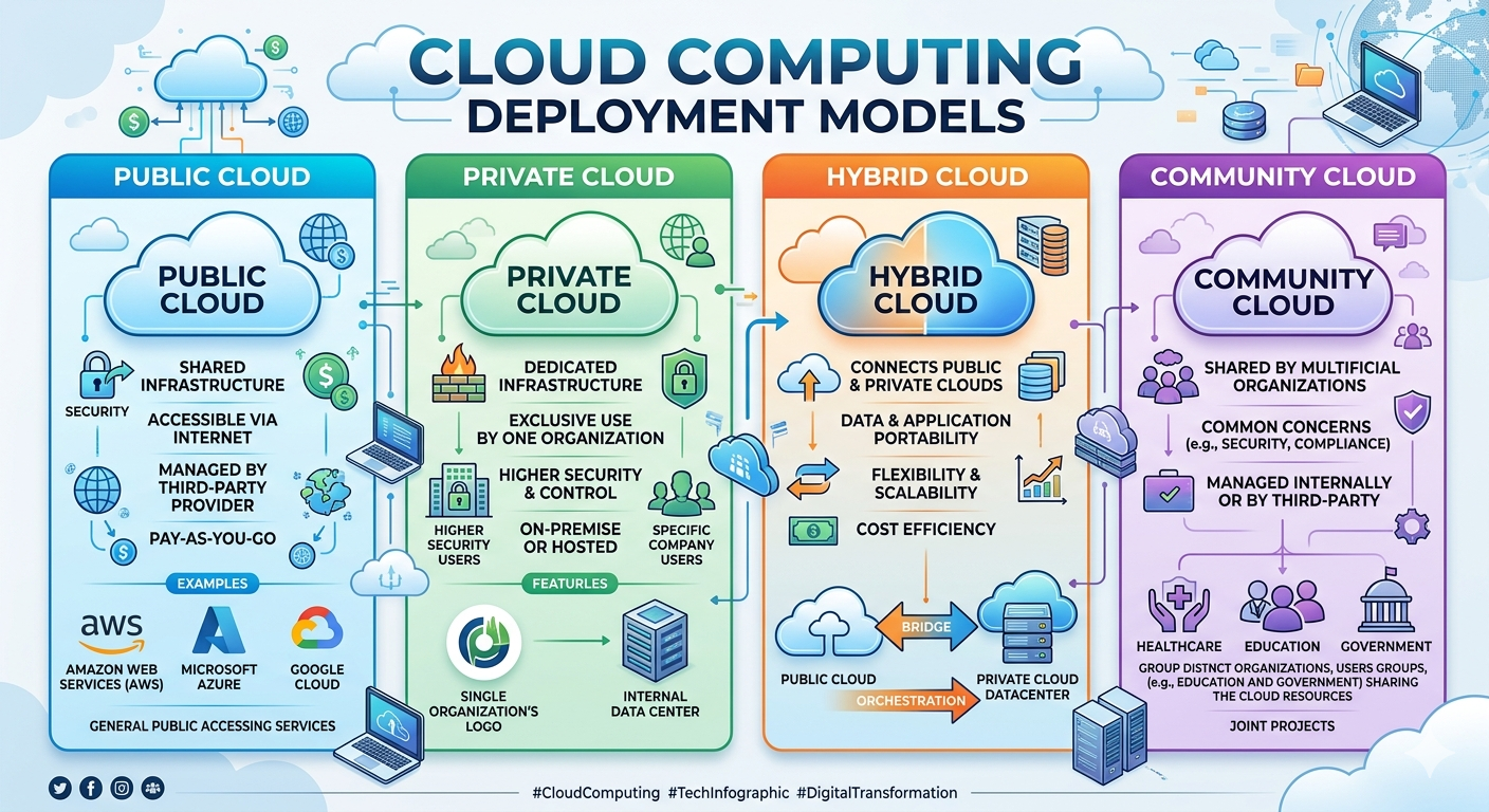 Cloud Computing Deployment Models.